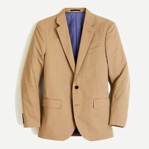 JCrew Ludlow Slim suit jacket Italian cotton chino